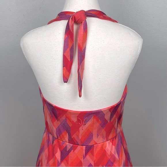 Ibex Kira 100% merino wool tie neck halter dress, small. - Picture 6 of 12